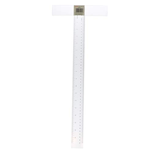 Harilla T-Square Ruler, T Ruler, Plastic Ruler, T Square Ruler, Drafting Tools, Architect Ruler, Set Square, Drafting Ruler, Tee Ruler, L Square, Scale Ruler - 45cm/18inch