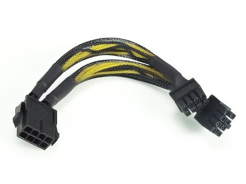 CABLE 8-Pin EPS-12V to 2x 8-Pin EPS-12V Y-Adapter/Splitter Converter Cable CABLEHERO-YEPS828