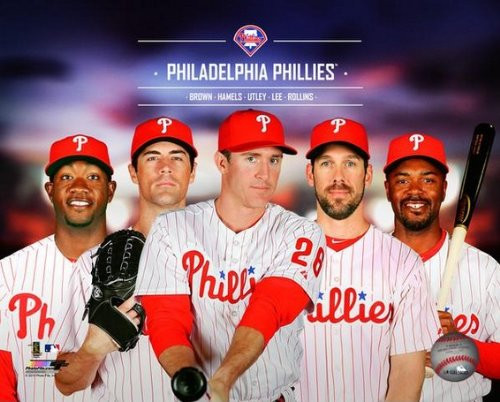 MLB Philadelphia Phillies 2014 Team Composite Photo -Size: 8" x 10"-