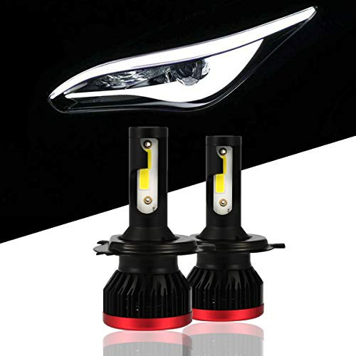 LED CAR Headlights Bulb Conversion Kit H4 9003 COB Chip 10000LM 60W Cool White 6500K (H4 9003)