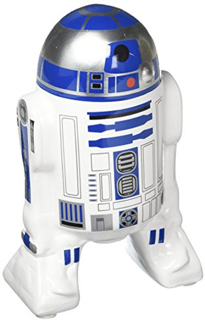 Zak Designs SWRD-0973 star Wars Ep4 R2D2 ceramic Sculpted Bank, Small, Multicolor