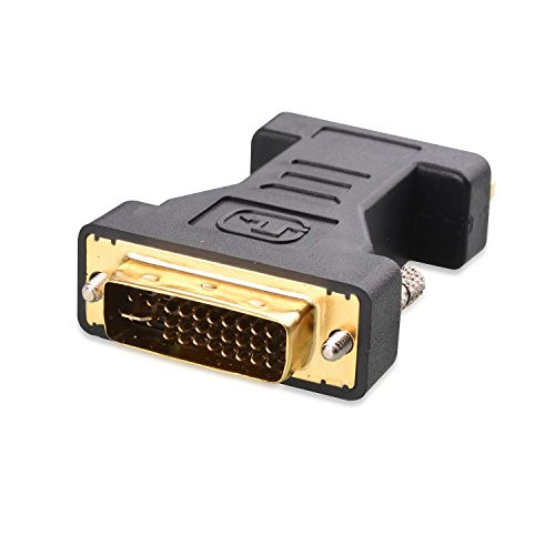 Active DVI to VGA Adapter, 1080P Male DVI-D 24 plus5 to Female VGA Vedio Cable Converter for DVI Enabled devices, PC, DVD, Monitor, HDTV and Projector Active DVI to VGA Adapter, 1080P Male DVI-D 24 plus5 to Female VGA Vedio Cable Converter for DVI Enabled devices, PC, DVD, Monitor, HDTV and Projector