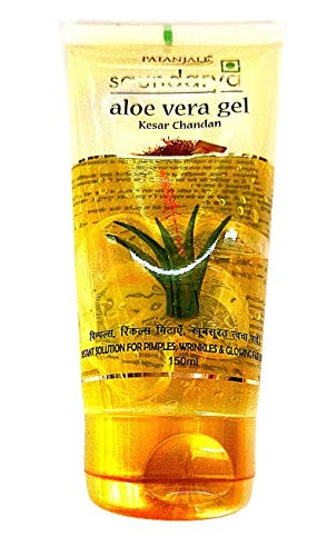 Patanjali Saundarya Aloe Vera Gel With Kesar Chandan, 150ml