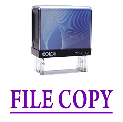 File Copy Self Inking Rubber Stamp Custom Colop Office Stationary P20 Mini Stamper