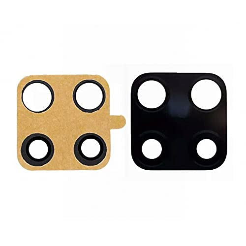 2X Rear Back Camera Lens Glass Cover with Adhesive Stickers Replacement Compatible with Xiaomi Redmi Note 9 PRO/PRO MAX -Black- 2X Rear Back Camera Lens Glass Cover with Adhesive Stickers Replacement Compatible with Xiaomi Redmi Note 9 PRO/PRO MAX -Black-