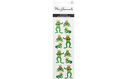 Mrs. Grossman's Sticker Packs sparkle frog prince 2 sheets