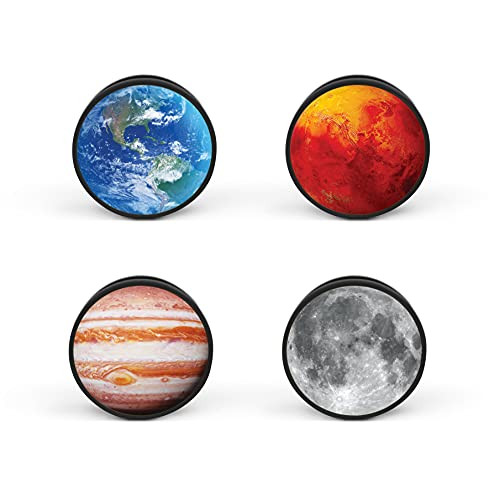 Genuine Fred Cosmic Clips Bag Clips, Set of 4