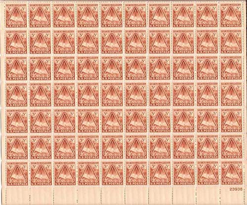 USPS Fort Bliss - Complete Sheet of 70 x 3 Cent Stamps Scott 976 USPS Fort Bliss - Complete Sheet of 70 x 3 Cent Stamps Scott 976