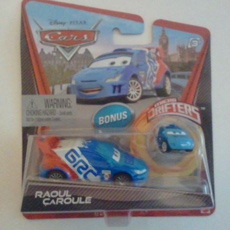 Disney/pixar Cars Raoul Caroule Diecast and Micro Drifters, 2-pack