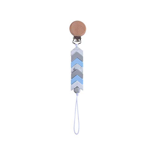 W-ZIYUI Baby Pacifiers Pacifier Clip Chain Silicone Beads BPA Free DIY Dummy Nipple Holder Soother Baby Teething Toys Chew Gifts
