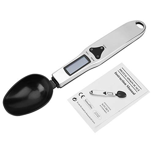 Kitchen Digital Scales 500G/0.1G Digital Spoon Scale Electronic Measuring Kitchen Spoon with large LCD Display