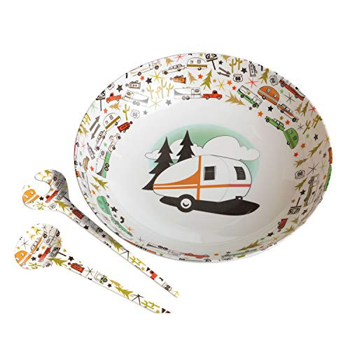 Camp Casual 360167 Multicolor CC-003 Bowl & Servers Set