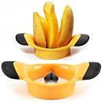 CHXIHome Mango Slicer Mango Corer, Ultra-Sharp Mango Cutter and Peeler, Mango Splitter and Pitter, Mango Corer Peeler, Mango Cutter Fruit Slicer