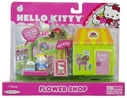 Hello Kitty Flower Shop - 7 Pieces