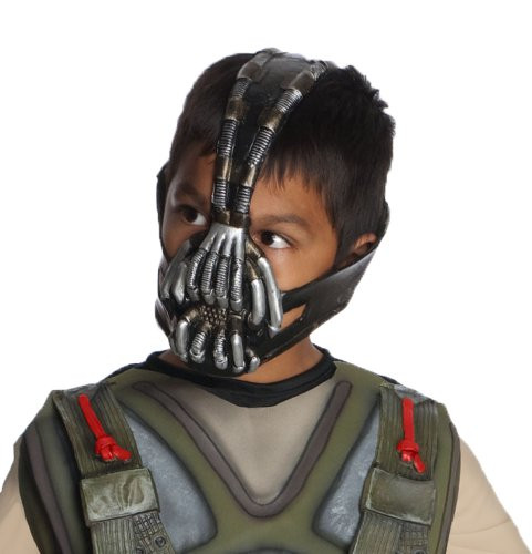 Batman: The Dark Knight Rises: Bane 3/4 Mask, Child Size -Black-