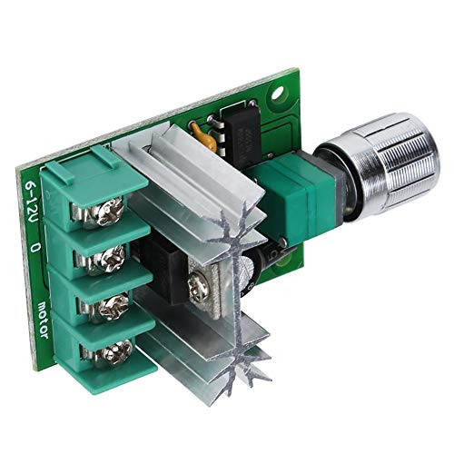 DC Motor Governor, PWM Motor Speed Controller, Stable Performance 6V-12V 6A Variable Speed Switch with Switch Function for Home Industry