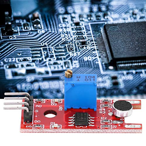 Sound Sensor Module, Stable Sound Detection Module Microphone Amplifier with Metal 3-5V