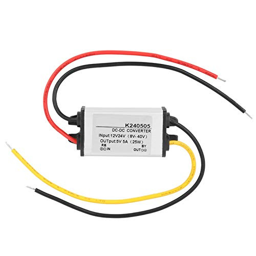 DC-DC 5A Buck Converter High Efficiency 25W 12V/24V to 5V Step Down Power Supply Module Industrial for Car LED Screen