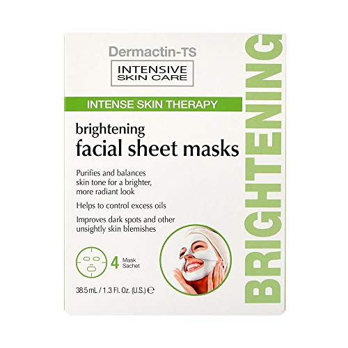 Dermactin-TS 4 Piece Facial Brightening Sheet Mask