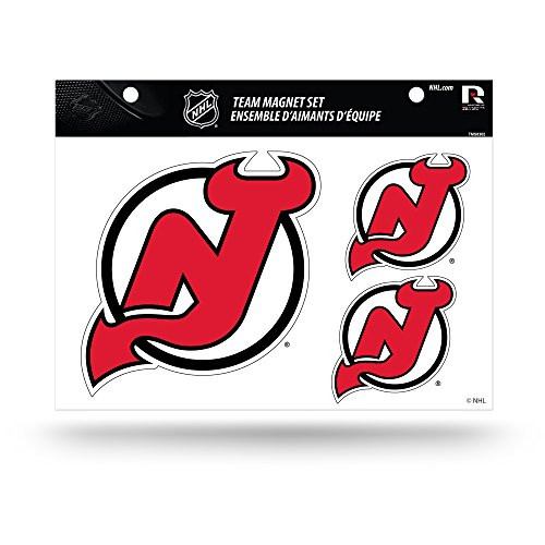 NHL New Jersey Devils Die Cut Team Magnet Set Sheet