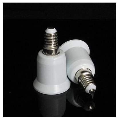 Kamas 1pcs LED Adapter E14 E40 B22 E27 Lamp Holder Converter Socket Light Bulb Lamp Holder Adapter Plug Extender Led Light Use - -Color: E14 to E27-