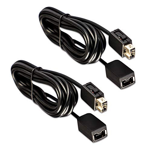 2Pack 10Ft NES Classic Controller Extension Cable, SNES Extension Power Cord for Super Nintendo SNES Classic Edition Controller -2017- / Mini NES Classic Edition -2016-/ Wii/Wii U Controller