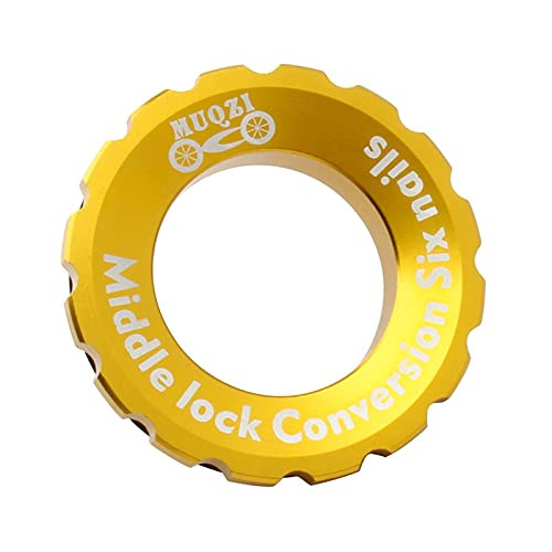 JKOOK Center Lock Adapter,Bicycle Center Lock Adapter Useful Bike Part for 6 Bolt Disc Brake Boost Hub Spacer Mountain Bicycle