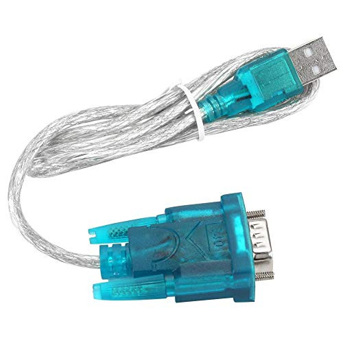 New Upgrade USB to RS232 Serial Programming Cable, Fast and Stable Signal Transmission PLC Programmable Cable Adapter Convertor