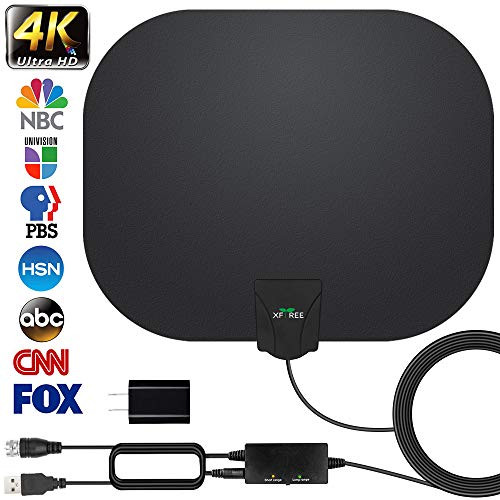 TV Antenna- Indoor Digital HDTV Antenna130+ Miles Amplified Digital TV Antenna Support 4K 1080p UHF VHF Freeview Channels with Amplifier Signal Booster & 17ft Longer Coax Cable TV Antenna- Indoor Digital HDTV Antenna130+ Miles Amplified Digital TV Antenna Support 4K 1080p UHF VHF Freeview Channels with Amplifier Signal Booster & 17ft Longer Coax Cable