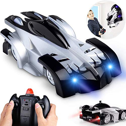 RC Cars for Kids, Wall Climbing Remote Control Cars for Boys, Girls USB Radio Controlled Electric Vehicles Rechargable Gravity Toy Race Cars with 360 Rotating Stunt, LED Lights & Dual Mode Mini RC Car