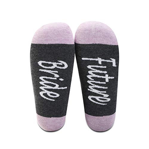 G2TUP Bride Wedding Party Engagement Gift Future Bride Bridal Socks Wedding Wife Bridal Shower Gift - Future Bride Socks-
