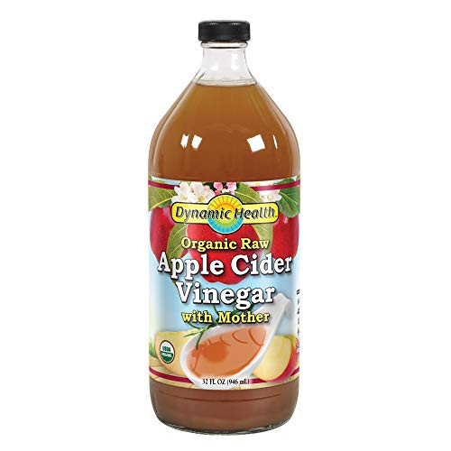 Dynamic Health Apple Cider Vinegar Organic with Mother, 32 Fluid Ounce