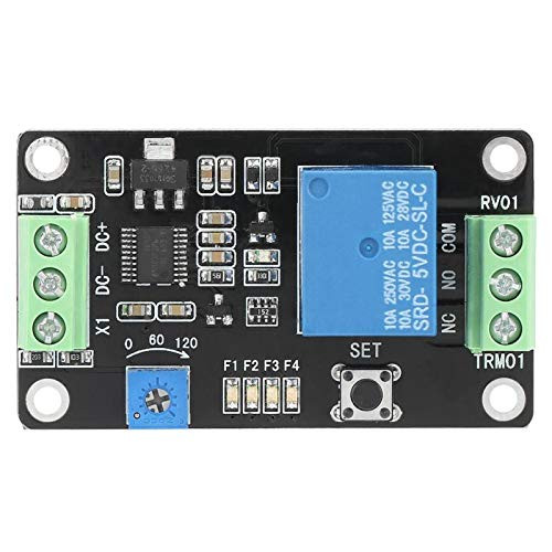 Self-Locking Delay Delay Time Relay Super 555 Self Locking Durable 1Pc Adjustable On Off Time Switch Stable Electronics for DC Motors-DC5V-