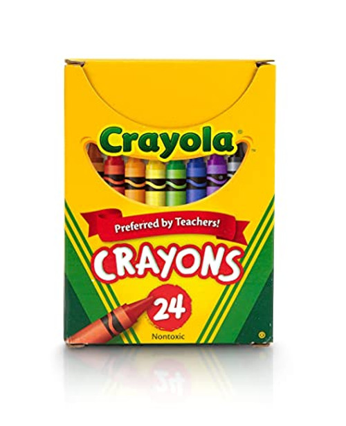 Crayola Classic Color Pack Crayons, Tuck Box, 24 per Pack -52-0024- Crayola Classic Color Pack Crayons, Tuck Box, 24 per Pack -52-0024-