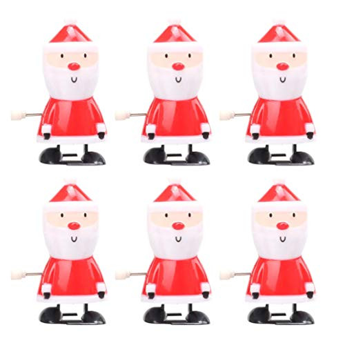 Amosfun Christmas Wind Up Toys Santa Claus Clockwork Toys Educational Toys for Kids Holiday Xmas Party Goody Bag Filler 6 Pcs Amosfun Christmas Wind Up Toys Santa Claus Clockwork Toys Educational Toys for Kids Holiday Xmas Party Goody Bag Filler 6 Pcs