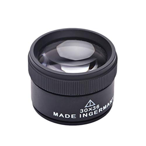SUPVOX Measuring Optical Magnifier Magnifying Glass Lens Loupe Microscope for Coins Stamps Jewelry 30x 36mm