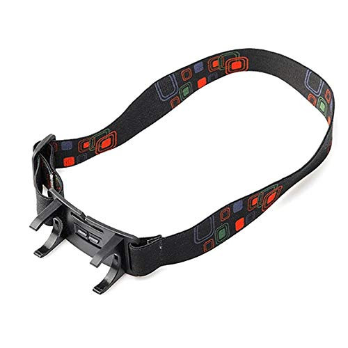 2 Pack Flashlight clip buckle Headband Adjustable head Belt head Strap Mount Holder stand for 24mm LED Flashlight Torch Headlamp ligh