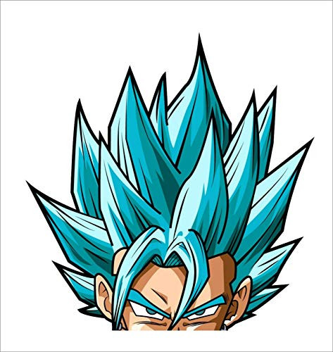 Vegeto Peeker Peeking Anime Stickers Ball Anime Car Sticker Vinyl Stickers Window Trunk Bumper Decal Laptop Bottle Skateboard Sticker Packs