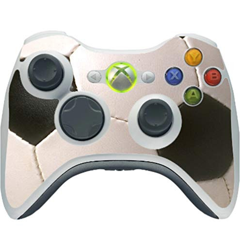 Soccer Ball Soccerball Futball Vinyl Decal Sticker Skin by Moonlight Printing for Xbox 360 Wireless Controller