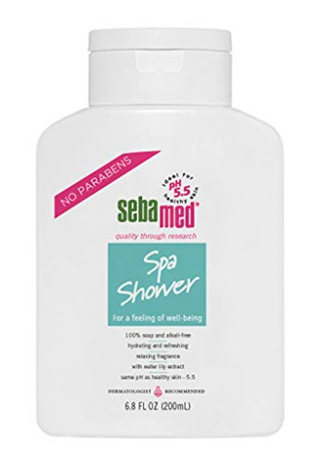 Sebamed Spa Shower Hydrating and Refreshing pH 5.5 Relaxing Fragrance With Water Lily Extract no Soap and Alkali Body Cleanser Wash 6.8 Fluid Ounces -200 Milliliters- Sebamed Spa Shower Hydrating and Refreshing pH 5.5 Relaxing Fragrance With Water Lily Extract no Soap and Alkali Body Cleanser Wash 6.8 Fluid Ounces -200 Milliliters-