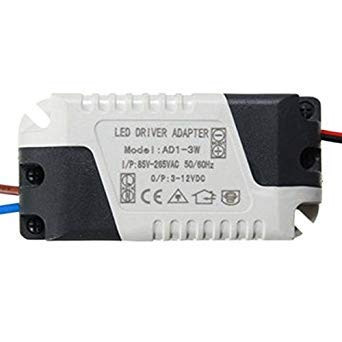 Fiesta Bloomerang AC85-265V To DC3-12V 1-3W 300mA LED Light Lamp Driver Adapter Transformer Power Supply