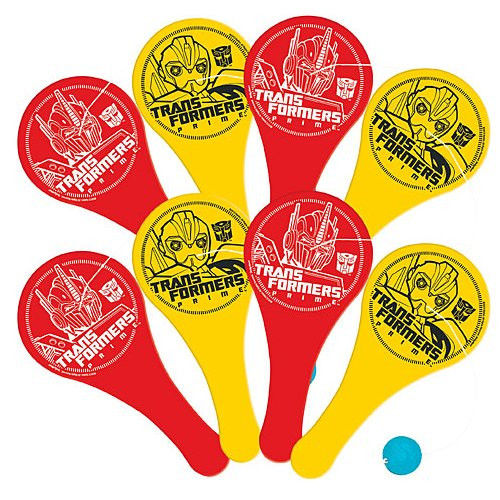 amscan Transformers 'Prime' Paddle Balls / Favors -12ct-