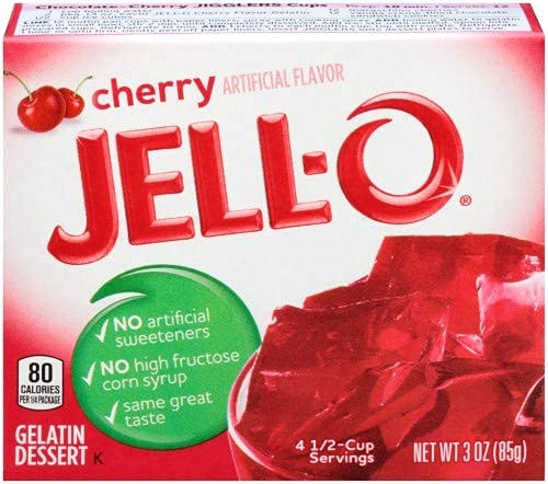 Jell-o Cherry Gelatin Dessert 3 Oz 4-pack Jell-o Cherry Gelatin Dessert 3 Oz 4-pack