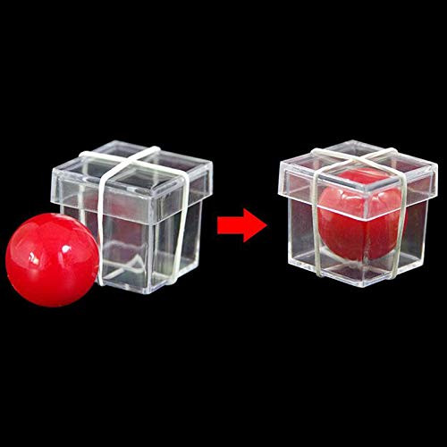 10 Pcs Burglar-Ball Bandit Ball Penetrate Magic Tricks Ball to Box Magic Close Up Street Illusion Gimmick Props Mentalism Comedy