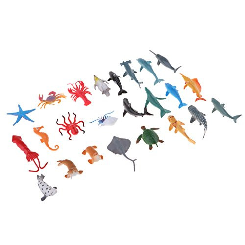 Baosity Plastic Wildlife Animals Display Model Figures Kids Children Favor Toy