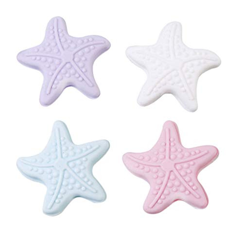 NUOBESTY 4PCS Door Knob Wall Shield Luminous Wall Protector Door Handle Bumper Self Adhesive Door Stopper for Wall Tables Cabinet Bed Table Desk Chair