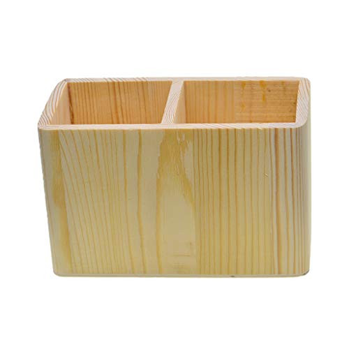 dailymall Unfinished Wooden Pencil Holder Pen Holders Wood Pen Holder for Desk Pencil Holders Wooden Desk Pencil Organizer Pen Cups for Desktop