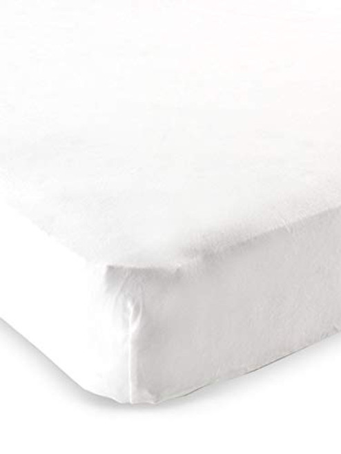 BabyVision Luvable Friends Fitted Portable Crib Sheet Color: White BabyVision Luvable Friends Fitted Portable Crib Sheet Color: White