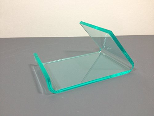 6 Pack Green Edged Clear Acrylic Cell Phone Display Stand Holder Great for Other Small Items