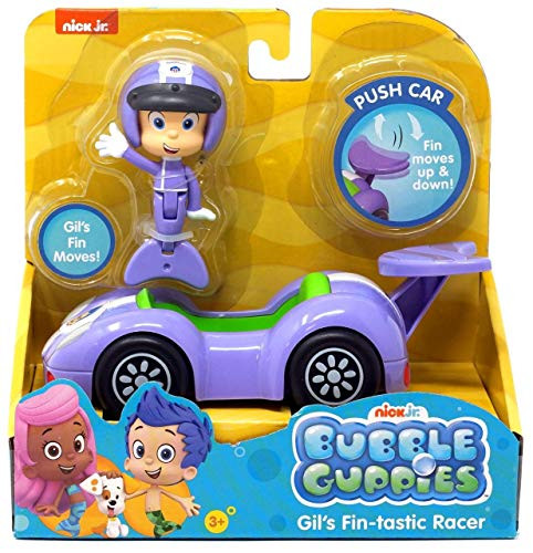 Bubble Guppies - Gil's Fin-Tastic Racer Vehicle Set - Fin Moves Up & Down! Gil's Fin Moves!